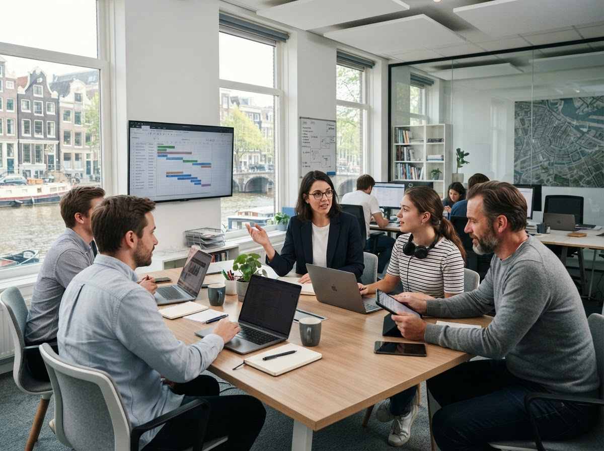 Amsterdams Nieuwsblad technische infrastructuur en dataverwerking
